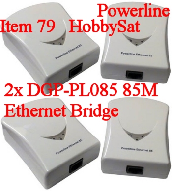 Bridges - DGP-PL085 85M Powerline wall mount Ethernet Bridge Internet Adapter video streaming Bridges - DGP-PL085 85M Powerline wall mount Ethernet Bridge Internet Adapter video streaming